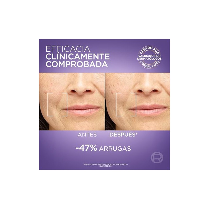 Oréal Paris Revitalift Ácido Hialurónico Serum Hidrata Intensamente Rellena Arrugas