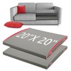 HAVARGO Couch Cushion Support for Sagging Seat 20X20X2 Inches Couch
