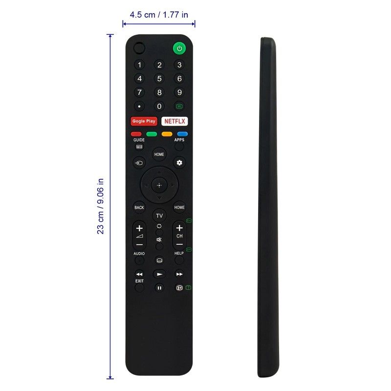 For Sony RMF-TX500P Replace Remote for Sony OLED TV KD-65X9500G