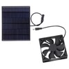 Solar Panel Powered Fan Portable 3.5W 6V Solar Exhaust Fan