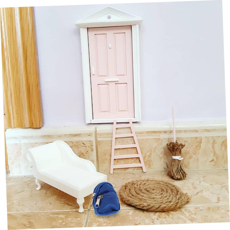Toyvian Decor Backpacks Photography Props Mini House Doll Backpack Mini