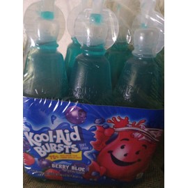 KOOL-AID Kool Aid Bursts Berry Blue Kids Drink, 6 ct Pack, 6.75 fl oz Bottles