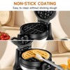 Waffle Maker, Double Belgian Waffle Maker 180°Flip, 1400W Waffle Iron