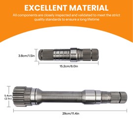 Front Differential Axle Intermediate Shaft Inner Shaft Kit 19pcs AXle Shaft Replacements Set,Fit For 2012-2018 Ram 1500 & 2019-2021 Ram 1500 Classic OE 68146594AA 68257420AF 68257421AF 68257422AF