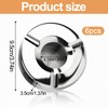 SI SEN 6 x Ashtrays for Outdoors, Removable Ashtray with