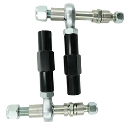 Adjustable Power Bump Steer Kit for Ford Mustang Extreme Bumpsteer Kit 1979-1993, for GT V8 V6 Mustang Steeda Roush & Saleen Vehicles 1979-1993 Power Rack Front Bumpsteer Tie Rod End Kits