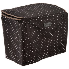 マルト(MARUTO) ファッションバスケットカバー レギュラー前カゴ用 一段式 D-4FMT 水玉/黒