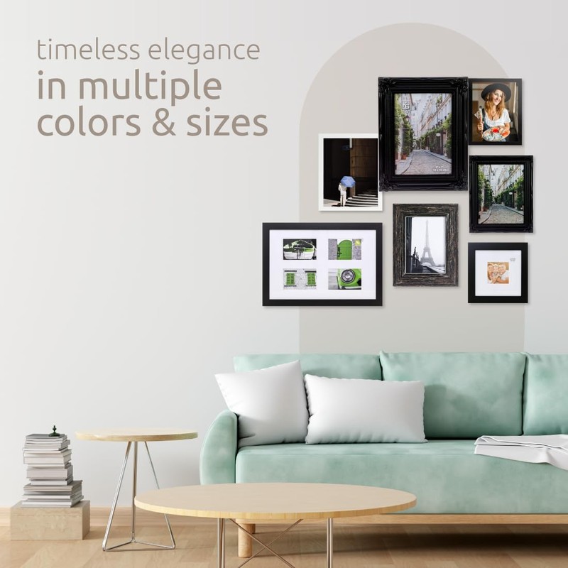 Kiera Grace Georgia Photo Frame - 4" x 6", Black