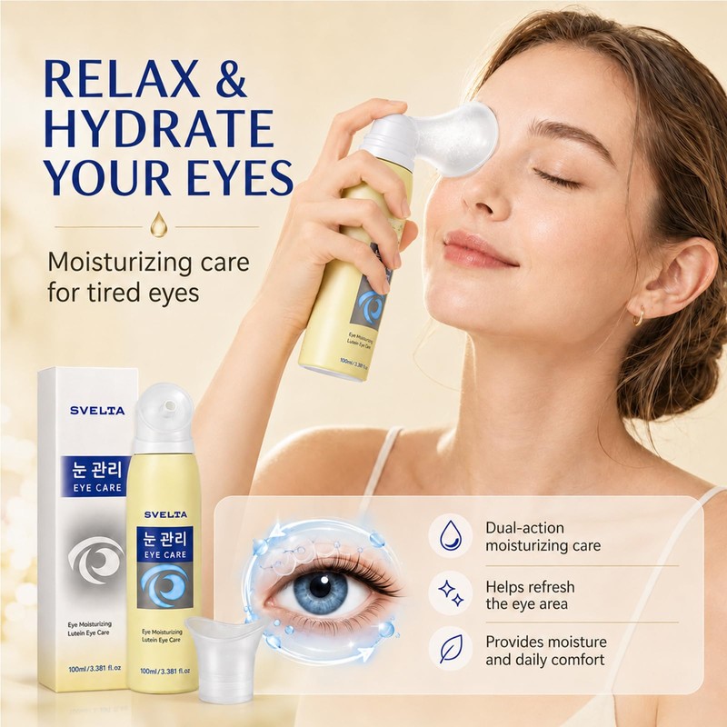 Lutein Eye Spray, Hydrating Eye Mist , Gentle Refreshing Eye