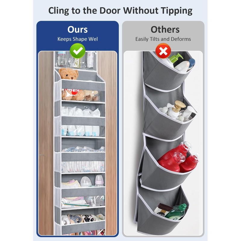 Over the Door Organizer, Heavy Duty Hanging Door Organizer with