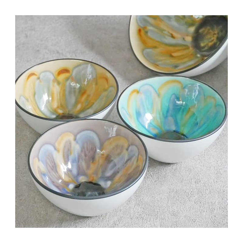 Tableware East Bowl, M, 4.7 inches (12 cm), Fleur, Intrusion,
