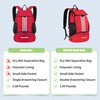 EULANT Football Backpacks with Shoe Compartment,Waterproof Sports Bags for Basketball