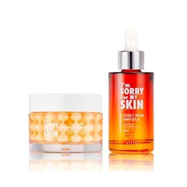 Meoncell IMSORRYFORMYSKIN Honey Beam Ampoule + Vitalizer Capture Cream NONE / 메온셀 IMSORRYFORMYSKIN 허니빔 앰플+바이탈라이저 캡처 크림 NONE
