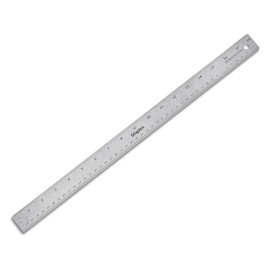 Staples 2772901 Stainless Steel Ruler with Non Slip Cork Base 18-Inch (51899)