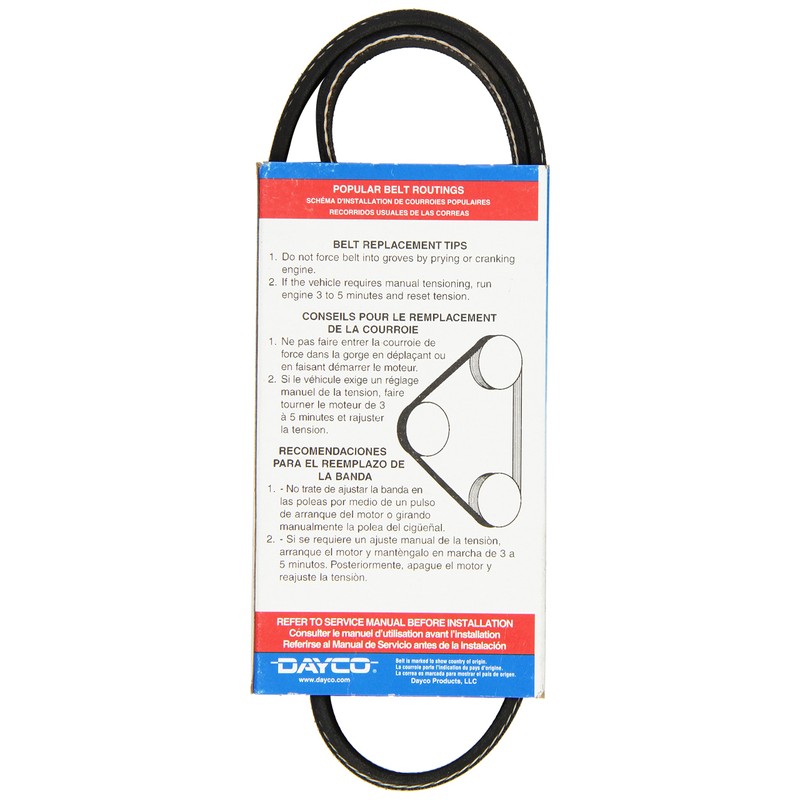 Dayco 5060340 Serpentine Belt , Black
