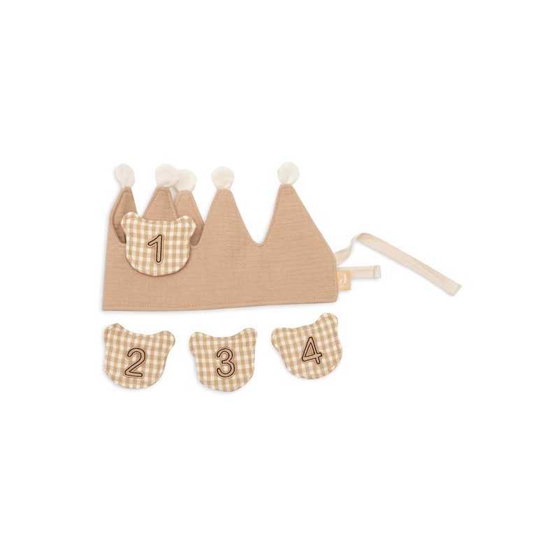 Jollein Corona di compleanno per neonati e bambini – Orsacchiotto
