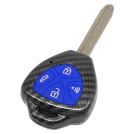 TANGSEN Smart Key Fob Case Cover Compatible with Pontiac Vibe Scion FR-S IQ TC XB XD for Subaru BRZ for Toyota 4RUNNER Avalon Camry Corolla Matrix RAV4 VENZA Yaris Silicone Rubber Night-Luminous Blue