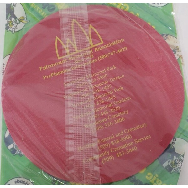 Magic Grip Jar opener Funeral Home advertisement. Fairmount Memorial Spokane