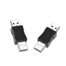 ELECTOP 2 Pack USB 3.0 Male to USB Male Gender Changer Adapter Coupler Converter