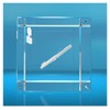 3D Glass Cuboid | Flute with Desired Name | Flute