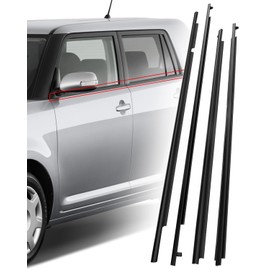 4 Pcs Weatherstrip Window Molding Trim Seal Belt Fit for Toyota Scion xB 2.4L 2008-2015 Replace 75710-12820 75720-12820 75730-12340 75740-12430, Car Outer Door Window Moulding Trim