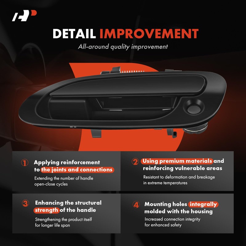 A-Premium Front Left Driver Side Exterior Door Handle Compatible with