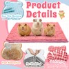 Guinea Pig Cage Liner, 4 PCS Washable Guinea Pig Bedding