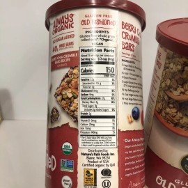 Nature's Path 2 Pack Nature's Path  Organic Whole Grain Rolled Oats, Gluten Free, 18 oz each