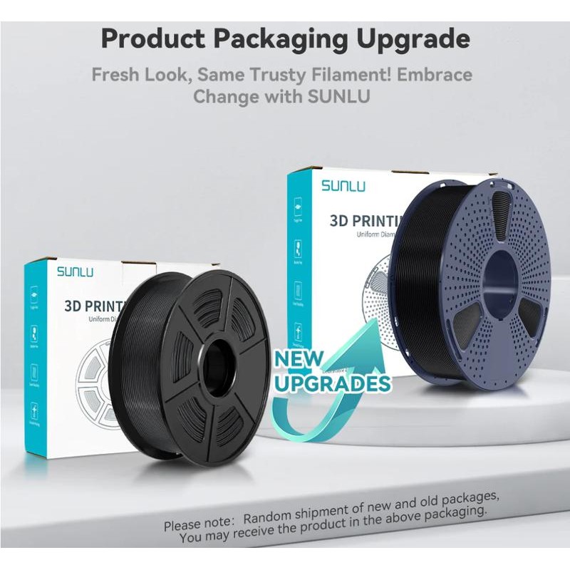 SUNLU PLA+ (PLA Plus) 3D Printer Filament 1KG Massive color