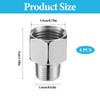 4PCS 1/2 to 3/8 Water Line Adapter for Kitchen Bathroom,