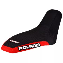 Enjoy Mfg 2004-2006 Polaris Predator 90 Seat Cover RED SIDES / BLACK TOP - POLARIS #228B