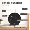 Analog Alarm Clock, 4 inch Super Silent Non Ticking Small