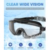 QALLY Swim Goggles for-Men-Women-Adult Swimming Goggles-Goggles for Men:Anti-Fog No Leaking