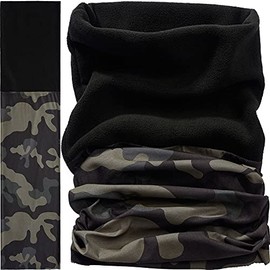 Brandit Multifunctional Fleece Winter Tube Scarf Mouth Nose Mask Motorcycle Colour: Dark Camo