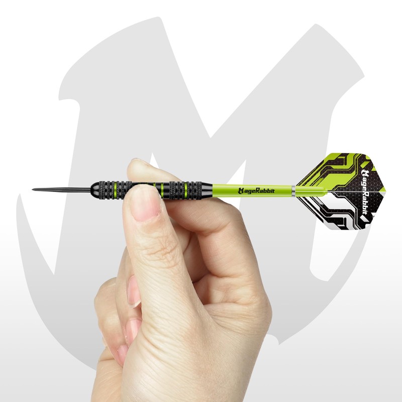 MageRabbit Darts with Metal Tip, Pack of 6 Professional SteelDarts