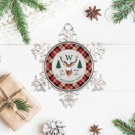 DOREENABE Vaccinated 2023 Family of Penguins Ceramic Orname Ceramic Ornament Holiday Present Holiday Ornament for Home Christmas Tree Decor Snowflake Pewter Christmas Ornament