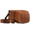 MegaGear Ever Ready Genuine Leather Camera Case compatible with Leica