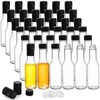 Cedilis 36 Pack Small Glass Bottle, 3oz Glass Woozy Bottle,