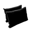 Cover ONLY Model V1 Full Velvet Contrast Indoor Daybed Cushion