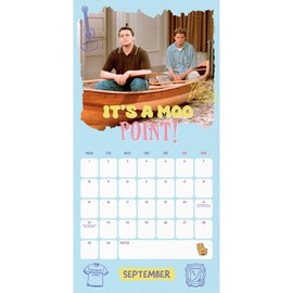 Friends Calendar 2025 Square Wall Calendar Gift Present with Free Organising Stickers included