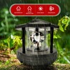 tifoss Solar Powered Rotating Lighthouse 360 Degree Rotating Lamp with