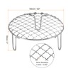 QUARKZMAN Round Cooking Grid 5.9 Inch Stainless Steel with 50