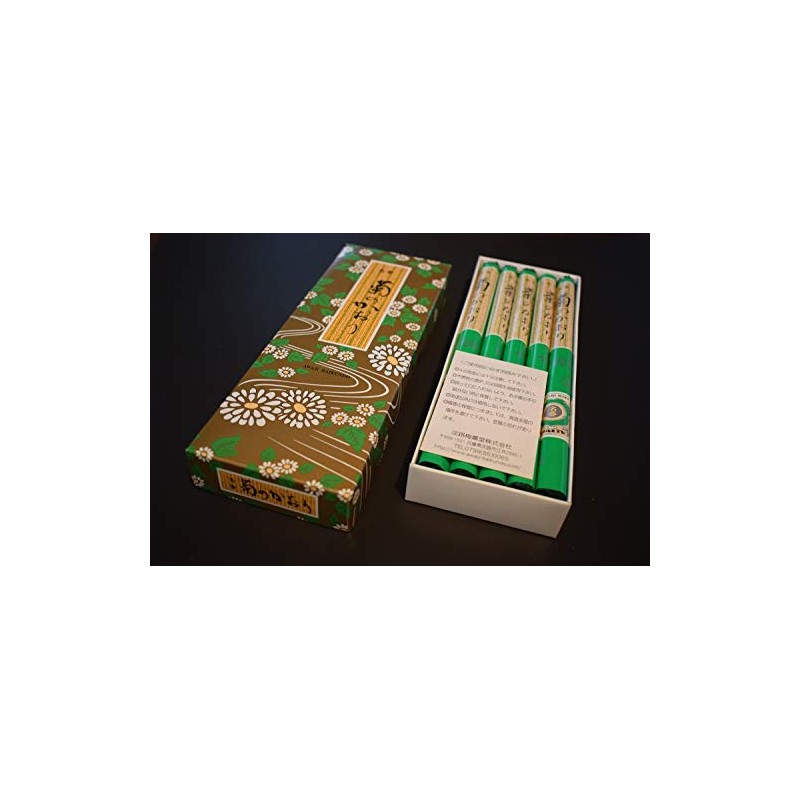 Awaji Baikaodo Long Incense Incense Incense, Chrysanthemum Kaori, 10 Pack,