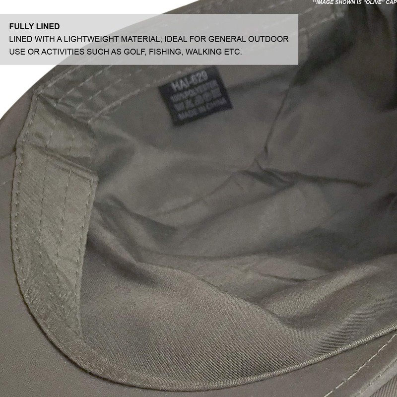 TOSKATOK Men's Showerproof Water Resistant Flat Cap, brown