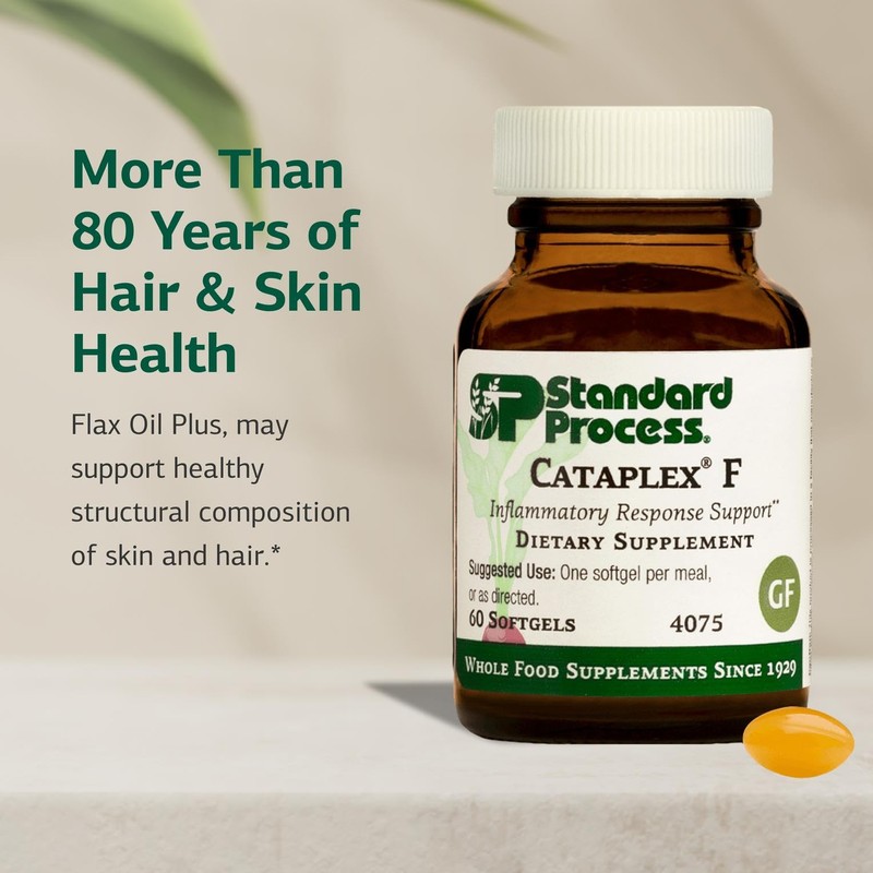 Standard Process Flax Oil Plus - Supplement with Vitamin B6