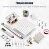 LCEVCGK Shower Faucet Set with Tub Spout, Brushed Nickel Rainfall