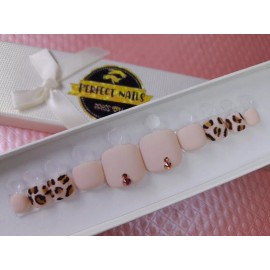 Perfect Nails Press On Uñas Para Pies Quita Y Pon