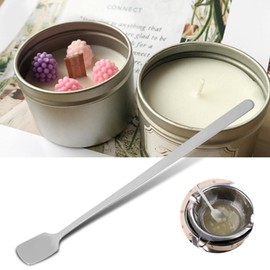 Stainless Steel Long Handle Mixing Spoon, Candle Stirring Spoon, Stir Sticks, Candle Wax Spoon, for Coffee Tea Wax Candle (Head 17CM Spoon)