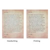 LATERN 50 Sheets Writing Paper Vintage, A4 Double-Sided Printed Format