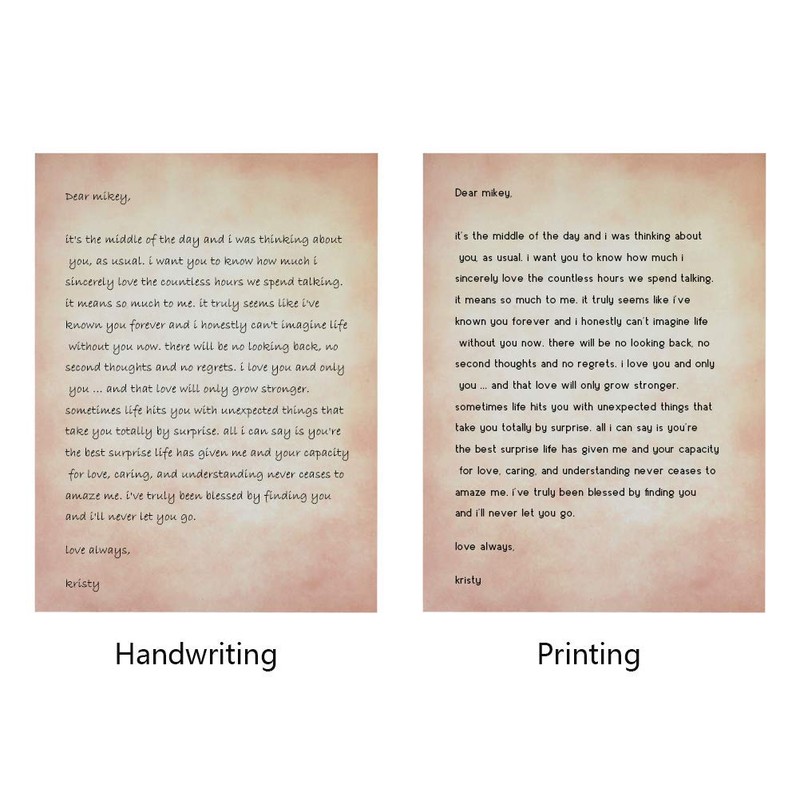 LATERN 50 Sheets Writing Paper Vintage, A4 Double-Sided Printed Format